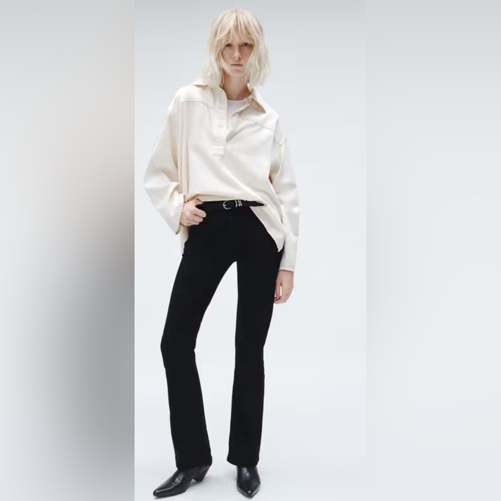 rag & bone Black Boot Cut Jeans